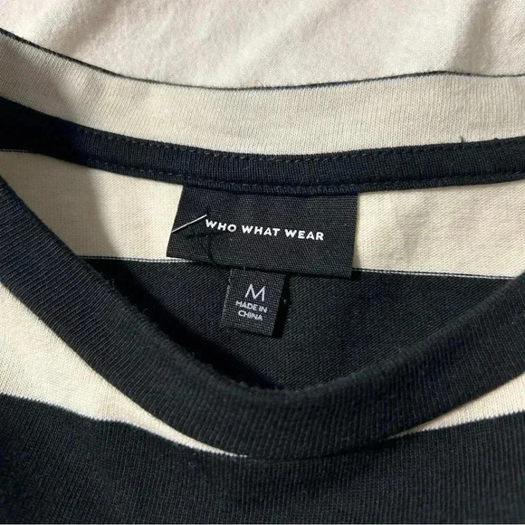 Striped Who What Wear top - Med - Picture 3 of 5